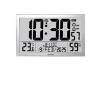 11345 Orium Silver Radio Controlled Wall Clock