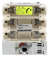 3841-3006 Socomec Fuse Switch Disconnector, 3 Pole, 63A Max Current, 10A Fuse Current