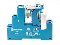4c0190120050spa Finder 4C Series Interface Relay, DIN Rail Mount, 12V dc Coil, SPDT, 1-Pole