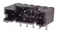 5-103634-4 TE Connectivity AMPMODU MTE Series Right Angle Through Hole PCB Header, 5 Contact(s), 2.54 mm Pitch, 1 Row, Shrouded