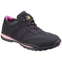 fs47-05 Amblers FS47 Women's Black Toe Capped Safety Shoes, UK 5, EU 38