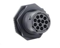 utsx71412s Souriau Sunbank by Eaton Circular Connector, 12 Contacts, Cable, Standard Connector, Socket, Female, IP68, IP69K, UTSX