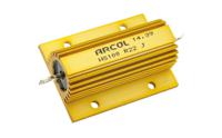 hs100-r22-j Arcol, 220mΩ 100W Wire Wound Chassis Mount Resistor HS100 R22 J ±5%