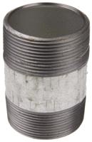 257-8050 RS PRO Galvanised Malleable Iron Fitting Barrel Nipple, Male BSPT 2in to Male BSPT 2in