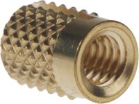 278-556 RS PRO, M4 Brass Threaded Insert diameter 5.6mm Depth 7.95mm
