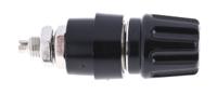 930136100 Hirschmann Test & Measurement 4mm Black Terminal Post, 60V dc, 63A, M6 x 0.75 Thread