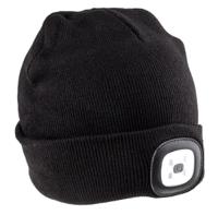 171-6855 RS PRO Black Acrylic LED Beanie Hat