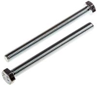 917-2839 RS PRO Bright Zinc Plated Steel, Hex Bolt, M5 x 60mm