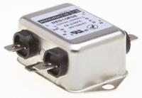 res10f06 Roxburgh EMC, RES10 6A 250 V ac DC → 400Hz, Chassis Mount RFI Filter, Fast-On, Single Phase