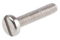 527-050 RS PRO Slot M4 Pan A2 304 Stainless Steel Machine Screws DIN 85 x 20.0mm