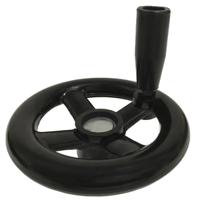 161-2032 RS PRO Black Hand Wheel, 300mm diameter