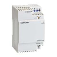 89451006 Crouzet Switched Mode DIN Rail Power Supply, 100V ac ac Input, 24V dc, 2.5A Output