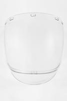 rly00355 Riley Clear Flip Up Visor, Resistant To Impact