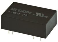rec5-2412srwzh2a Recom REC5 DC-DC Converter, 12V dc/ 420mA Output, 9 → 36 V dc Input, 5W, Through Hole, +75°C Max Temp -40°C Min