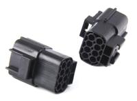 174984-2 TE Connectivity, Econoseal J Mk II+ Automotive Connector Socket Black 8 Way