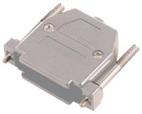 mhccov-15scl-lg MH Connectors MHCCOV Series ABS D Sub Backshell, 15 Way, Strain Relief