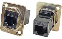 203-5594 RS PRO Single-Port RJ45 Feedthrough Connector, Cat5e, FTP