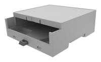 350512000bl Italtronic DIN Rail Enclosure Enclosure Type 5M XTS Compact Series , 90 x 32.2mm, ABS DIN Rail Enclosure