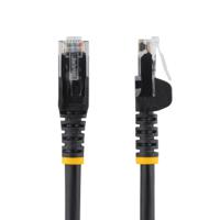 n6patc1mbk StarTech.com, 1m Cat6, Black RJ45 to Male RJ45 Male, U/UTP Unshielded, Terminated PVC Sheath