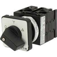 024604-t0-4-8410e Eaton, 3P 3 Position 60° Star Delta Cam Switch, 690V (Volts), 20A, Short Thumb Grip Actuator