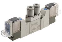 sy3220-5lou-c4-q SMC 5/2 Pneumatic Control Valve - Solenoid/Pilot SY3000 Series 24V dc
