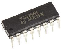 uc3524an Texas Instruments UC3524AN, Dual PWM Controller, 40 V, 500 kHz 16-Pin, PDIP