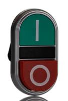 lpcb7223 Lovato Platinum Series Green, Red Spring Return Push Button Head, 22mm Cutout, IP66, IP67, IP69K