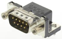 d09p13a4gv00lf Amphenol Communications Solutions Delta D 9 Way Right Angle Through Hole D-sub Connector Plug, 2.74mm Pitch