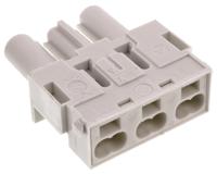 9293300530 Wieland GST18i3 Series Mini Connector, 3-Pole, Female, Cable Mount, 16A, IP40