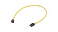 33480606830050 HARTING, 5m Cat6a, Yellow ix Industrial to Male Type A Plug Male, None, Terminated PVC Sheath