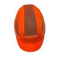 airc06v05str SURFLEX Orange Standard Peak Bump Cap, PPE Protective Material