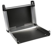 cdic00007 CAMDENBOSS 110 Series Grey Aluminium Instrument Case, 427.5 x 351 x 130mm
