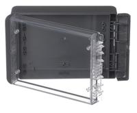 96024224-b-181306-pc-v0-g-7024 Bopla Bocube Series Graphite Grey Polycarbonate V0 Enclosure, IP66, IP68, IK07, Transparent Lid, 191 x 125 x 60mm