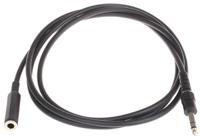 742-4563 RS PRO Male 6.35mm Stereo Jack to Female 6.35mm Stereo Jack Aux Cable, Black, 2m