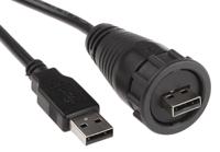 111-6752 RS PRO USB 2.0, Male USB A to Male USB A, 2.1m