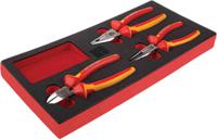 833-5931 RS PRO 3-Piece Plier Set, 250 mm Overall