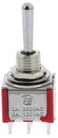 3-1825139-4 TE Connectivity Toggle Switch, PCB Mount, On-On-On, DPDT, Solder Terminal, 120V