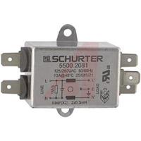 55002081 Schurter 10A Screw Mount IEC Filter 5500.2081