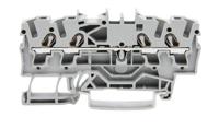 2002-1401 WAGO  TOPJOB S, 2002 Series Grey, 2.5mm², Single-Level, Push-In Cage Clamp Termination, ATEX, IECEx