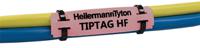 556-20062-tiptag11x65rd-po-rd HellermannTyton TIPTAG Red Cable Labels, 65mm Width, 11mm Height, 190 Qty