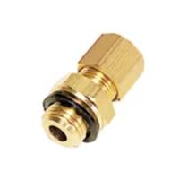 0101-04-19 Legris Brass Pipe Fitting, Straight Push Fit Compression Olive, Male Metric M5x0.8mm M5mm 4mm
