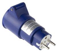 610383 Scame IP54 Blue Industrial Power Connector Adapter Socket, Rated At 16A, 250 V