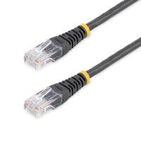 m45pat15mbk StarTech.com, 15m Cat5e, Black RJ45 to Male RJ45 Male, U/UTP Unshielded, Terminated PVC Sheath