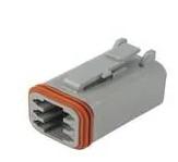 dt06-6s-kit TE Connectivity, DT Automotive Connector Receptacle 6 Way, Wire Termination DT06-6S-KIT