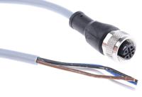 9097250001 Jumo Female 4 way M12 to Free End Sensor Actuator Cable, 2 m