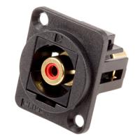 898-7611 RS PRO Black Panel Mount RCA Socket