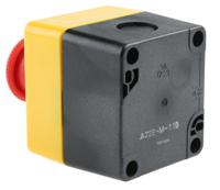 a22e-m-11b Omron A22E Series Twist Release Emergency Stop Push Button, Panel Mount, SPDT, IP65