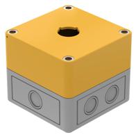 7049450 EAO Grey Plastic 4 Enclosure - 1 Hole 22.3mm Diameter