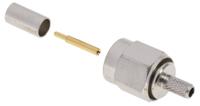 j01150a0019 Telegartner, Plug Cable Mount SMA Connector, 50Ω, Crimp Termination, Straight Body