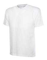 uc301w-xl Uneek White T-Shirt, EUR- XL